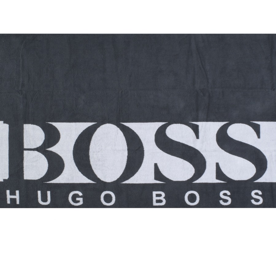 BOSS HUGO BOSS Beach Towel Grey Mainline Menswear